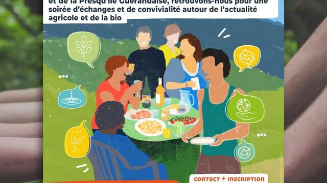 Apéro bio : pour tchatcher boulot autour d'un godet bio en Brière