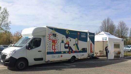 Le truck Soliha fait sa tournée