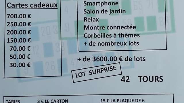 Super loto animé par Gilles