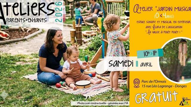 Atelier parents + enfants 0 mois 4 ans