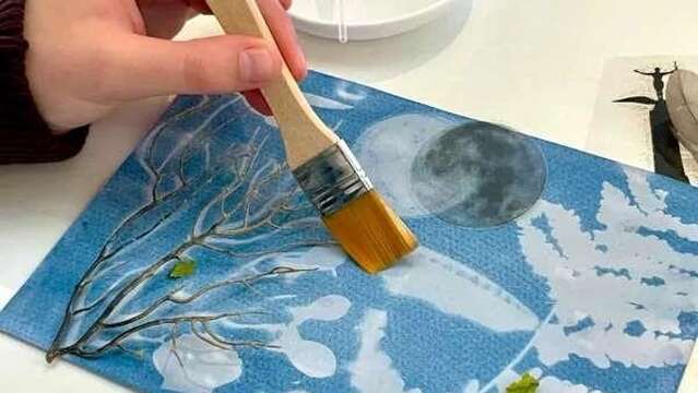 Saint-Nazaire en bleu, atelier créatif à l'Écomusée