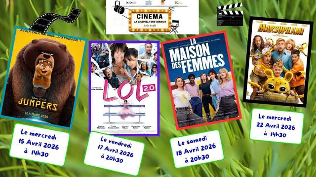 Cinémarais vous propose la diffusion de 4 films