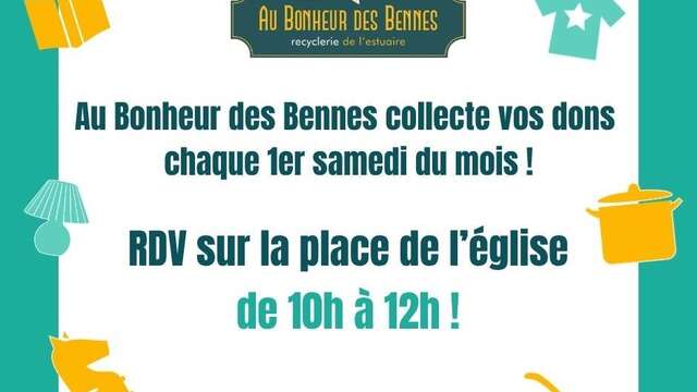 Collecte Au Bonheur des bennes, à Saint-Malo-de-Guersac
