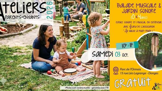 Atelier parents et enfants 0 mois 4 ans