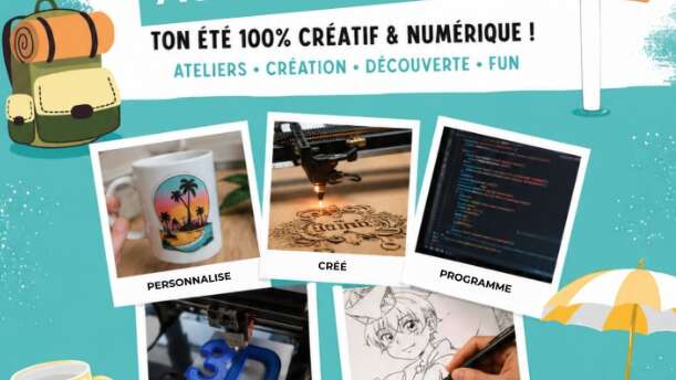 ATELIERS | Viens créer cet été au Créativ'Lab de La Station