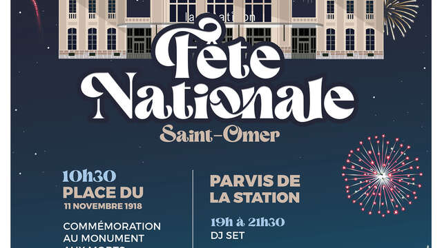 FÊTE NATIONALE | Commémorations et bal du 14 juillet à Saint-Omer