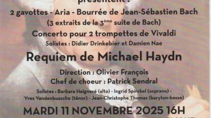 CONCERT | Requiem d'Haydn Les choeurs "Les Baladins" & "Cysoing en Choeur"