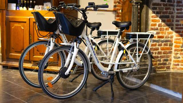 Location de vélos à assistance électrique au Pôle d'Information Touristique d'Aire-sur-la-Lys