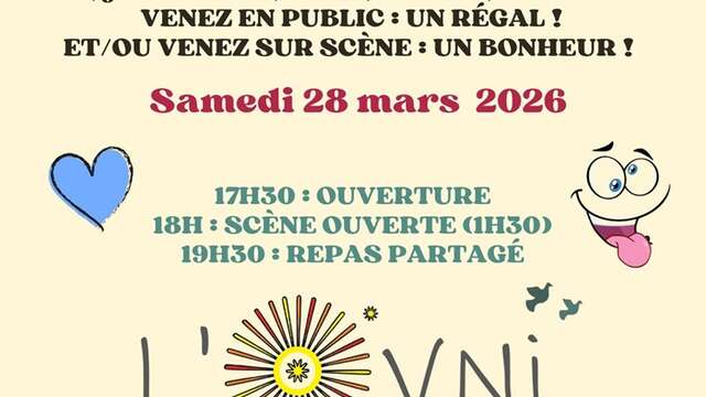 CONCERT | "Scène ouverte" à la yourte l'OVNI