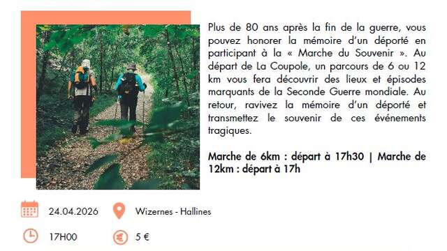 ÉVÉNEMENT | Marche du Souvenir