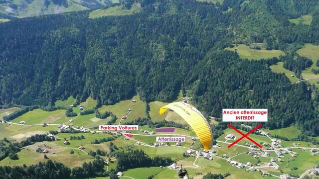 Parapente : terrain d'atterrissage "Les Potais"