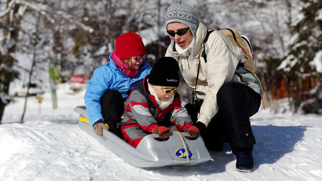 Les Mouilles Sledding Slope