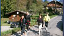 Hike with night in a mountain hut