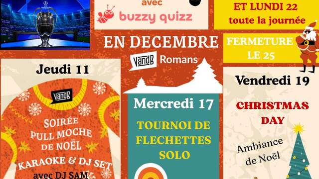 Soirée pull moche de Noël - V and B