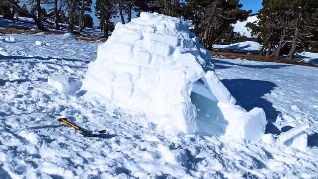 Igloo Village with the Bureau des Guides