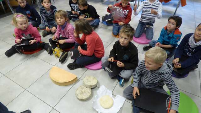 Children's groups : Awaken your senses! Workshop around the cheeses of Savoie