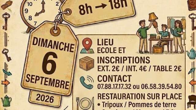 Vide grenier de Sansac de Marmiesse