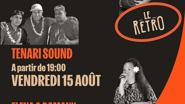 Teiho Tetoofa in concert - Le retro