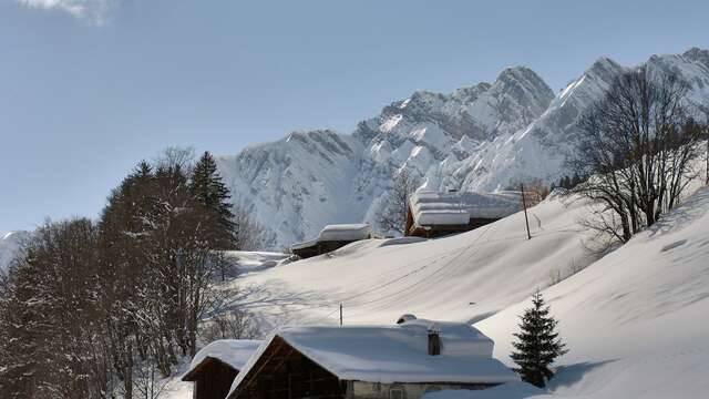 Schneeschuh-Route : L'Abbaye