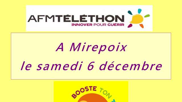 Marche pour le téléthon