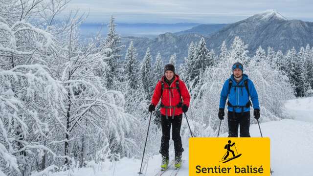 Montée de Morsullaz - Ski de rando