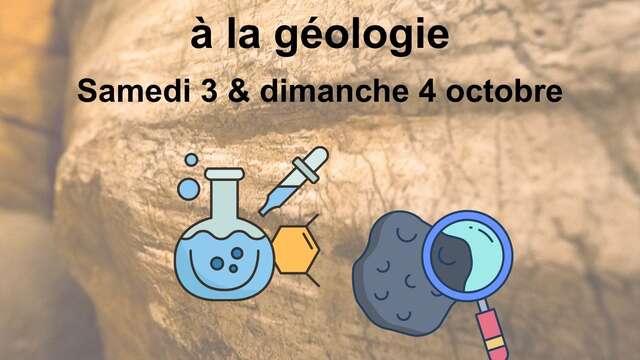 Fête de la science : Atelier d'initiation à la géologie