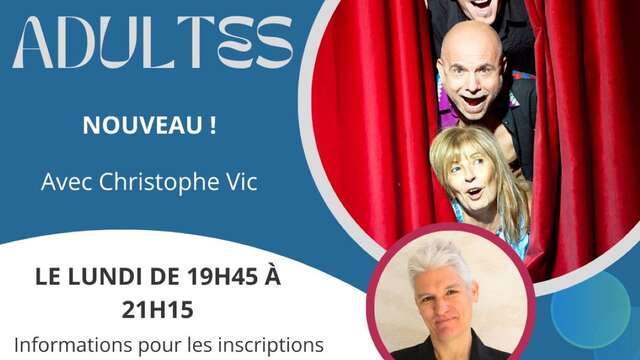 Cours théâtre adulte