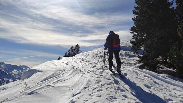 Ski de randonnée à la station de Mijanès-Donezan