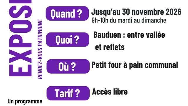 Exposition au petit four