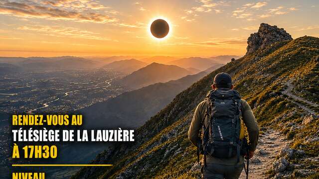 Randonnée observation de l'éclipse