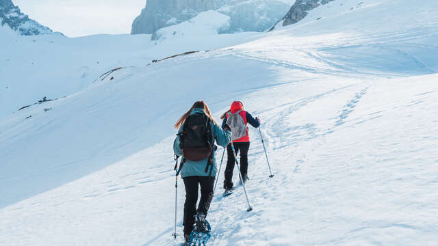 Snowshoeing & balneotherapy package with O'dycéa