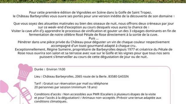 Parenthèse viticole à Barbeyrolles