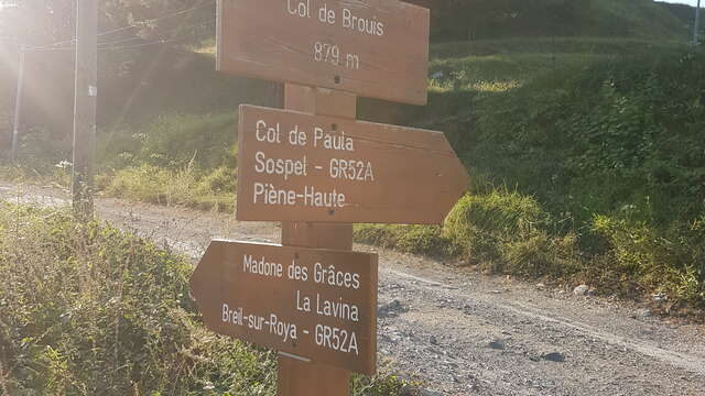 Randonnée VTT (AE) col de Brouis-panoramique du mont Grazian