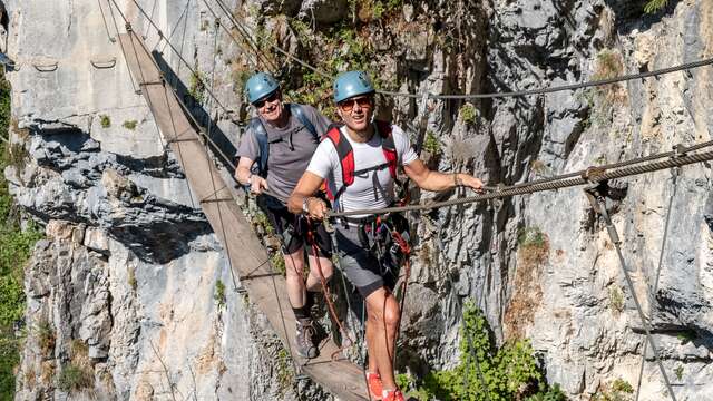 Via Ferrata du Mont : Lou Izès route