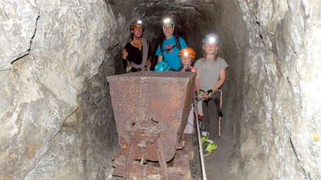 Guided tour of the Grand Clot Silver Mines with Odile, climbing instructor