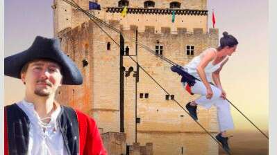 Danse aérienne et récit historique à la Tour de Crest