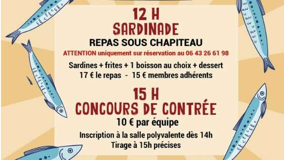 Grande sardinade et concours de contrée