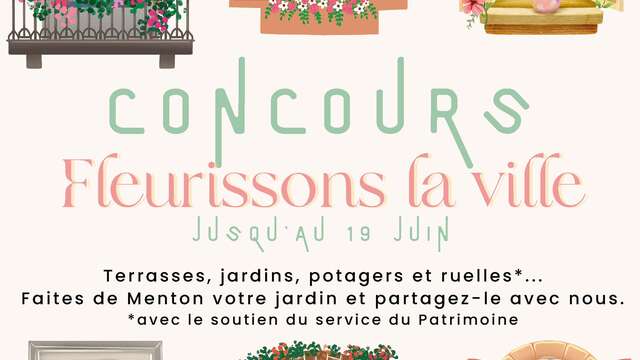 Concours "Fleurissons la ville"