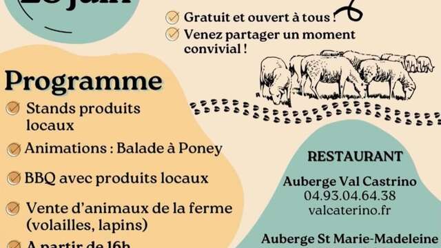 Fête de la transhumance à Casterino