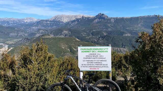 Enduro du sommet de L’Andran N°18 - Très difficile 15km –2h