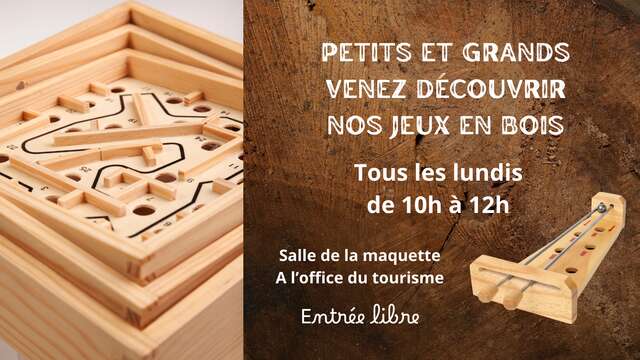 Jeux en bois pour petits et grands