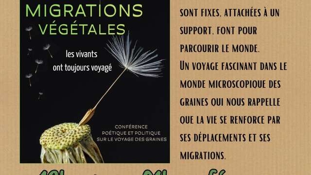 conférence botanique et poétique animée par Marine