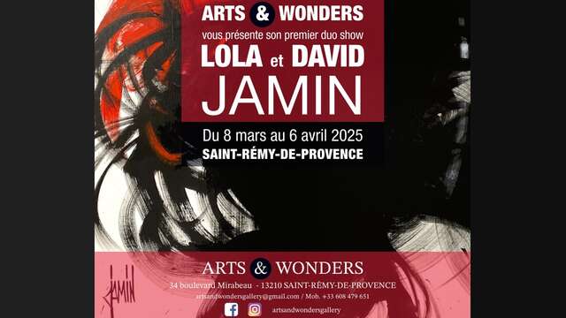 Ausstellung : Lola und David Jamin_Saint-Rémy-de-Provence