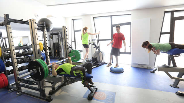 Fitness- en bodybuildingruimte