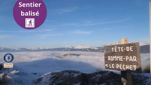 Tour de la Tête de Romme - Randonnée hivernale