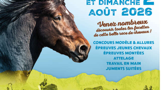 Concours national de cheval de race