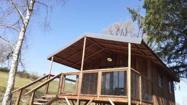 Les Chelles campsite : Cottage on stilts 2 rooms (7 pers.)