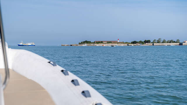 Escale île d'AIx - Sortie bateau par le Loup des mers