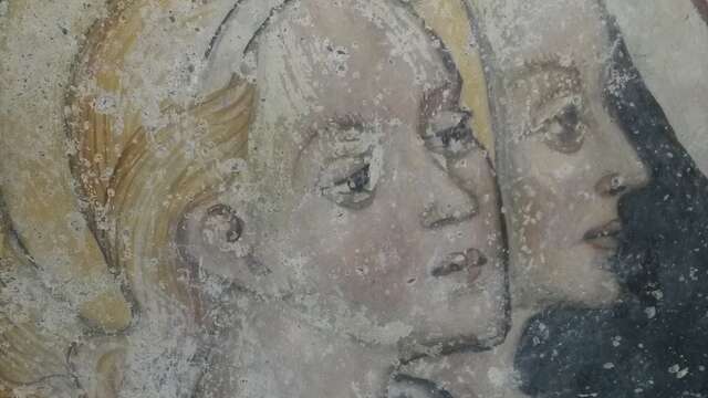 Découverte des peintures murales du Monêtier.