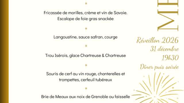 Le réveillon du 31 au Madame